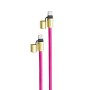 Intenso Handykette als Lade- + Datenkabel USB-C bis 1,65m neon pink cavo USB USB C Rosa (7991004)