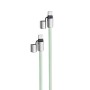 Intenso Handykette als Lade- + Datenkabel USB-C bis 1,65m grün cavo USB USB C Verde (7991007)
