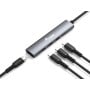 Equip 128963 hub di interfaccia USB 3.2 Gen 1 (3.1 Gen 1) Type-C 5000 Mbit/s Nero, Argento