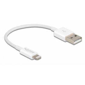 DeLOCK USB dati e cavo di alimentazione per iPhone, iPad, iPod bianco 15 cm (83001) DeLOCK USB dati e cavo di alimentazione per iPhone, iPad, iPod bianco 15 cm (83001)