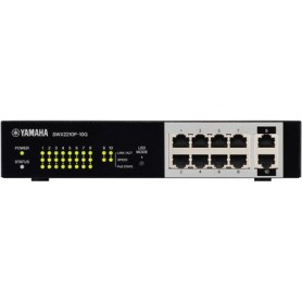 Yamaha SWX2210P-10G - L2 Netzwerk-Switch 10x Port gesamt| 8x PoE+-Port| optimiert für (VHG0450)