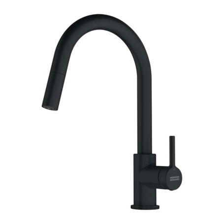 Miscelatore monocomando estraibile Franke Lina, alta pressione, Nero Opaco, 115.0626.053