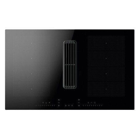 Amica DHKI 752 880 C EEK: A Cappa aspirante per piano cottura a induzione, larghezza 83 cm, 590 m³/h, Slider SensorTouch
