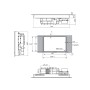 Amica DHKI 752 880 C EEK: A Cappa aspirante per piano cottura a induzione, larghezza 83 cm, 590 m³/h, Slider SensorTouch