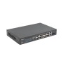 Lanberg RSFE-16P-2C-150 switch di rete Non gestito Gigabit Ethernet (10/100/1000) Supporto Power over Ethernet (PoE) 1U Nero
