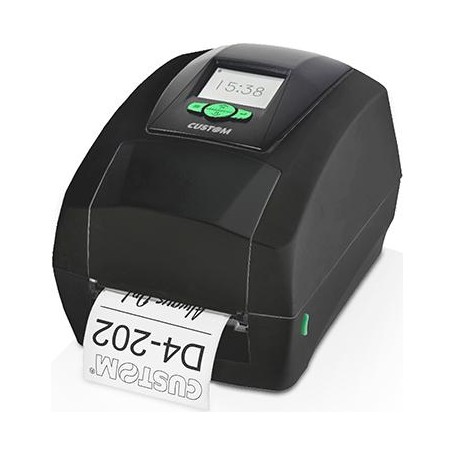 Custom LABEL PRINTER D4 202 DISPLAY USB RS232 BLACK (911MK020100333)