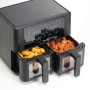 Ariete 4631 Friggitrice ad aria Doppia 9L, 2400W, Capacità totale 9L, 11 programmi, Multifunzione, Fino a 3,6 kg di fritto Temp