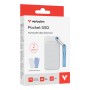 Verbatim Pocket SSD 2 TB USB tipo-C 3.2 Gen 2 (3.1 Gen 2) Blu, Bianco (32321)