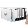 TerraMaster F5-221 server NAS e di archiviazione Desktop Intel® Celeron® J3355 2 GB 0 TB Grigio