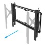 B-Tech BT8443/B Supporto TV a parete 190,5 cm (75") Nero