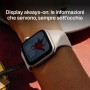Apple Watch SE (3nd generation) SE 3 GPS 40mm Cassa Alluminio Mezzanotte con Sport Band Mezzanotte - S/M (MEH94QL/A)