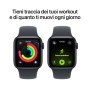 Apple Watch SE (3nd generation) SE 3 GPS 40mm Cassa Alluminio Mezzanotte con Sport Band Mezzanotte - S/M (MEH94QL/A)