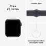 Apple Watch SE (3nd generation) SE 3 GPS 40mm Cassa Alluminio Mezzanotte con Sport Band Mezzanotte - S/M (MEH94QL/A)
