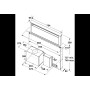 Cappa da tavolo downdraft Elica GETUP IX/A/90, espulsiva, acciaio inox, PRF0161680