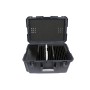 Leba NoteCase NCASE-16TAB-CY-SC portable device management cart& cabinet Case per la gestione dei dispositivi portatili Grigio