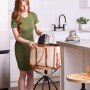 Ninja CRISPi Singolo 3,8 L 1700 W Friggitrice ad aria calda Grigio, Colore della pietra, Trasparente (FN101EUST)