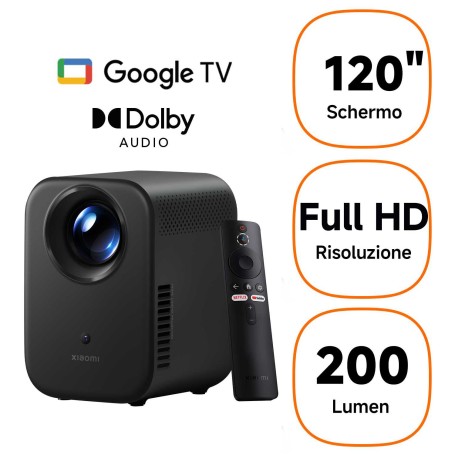 Xiaomi L1 Proiettore a raggio standard LCD 1080p (1920x1080) Nero (BHR9417EU)