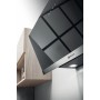 Bauknecht RBHVP 83 LM K, cappa aspirante (nero/acciaio inossidabile, 80 cm)