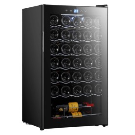Cecotec GrandSommelier 34030 Cantinetta vino con compressore Sottopiano Nero 34 bottiglia/bottiglie (2715)