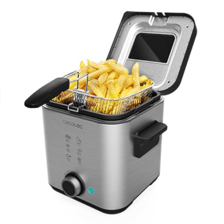 Cecotec 03102 friggitrice Singolo 1,5 L Indipendente 900 W Acciaio inox