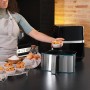 Cecotec 03317 friggitrice Singolo 5,5 L Indipendente 1700 W Friggitrice ad aria calda Nero, Acciaio inox
