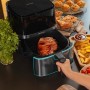 Cecotec 03317 friggitrice Singolo 5,5 L Indipendente 1700 W Friggitrice ad aria calda Nero, Acciaio inox