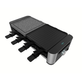 Cecotec 03225 griglia per raclette 8 persona(e) 1400 W Nero, Grigio