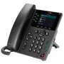 HP VVX 350 - IP-Telefon - Schwarz - Kabelgebundenes Mobilteil - 6 Zeilen - LED - 8,89 cm (3.5") (89B68AA)