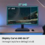 Samsung Monitor Gaming Odyssey G7 - G75F da 37" UHD Curvo (LS37FG750EUXEN)