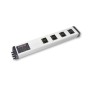 Güde 1202-3 regolatore di potenza da remoto 4 presa(e) AC Nero, Grigio