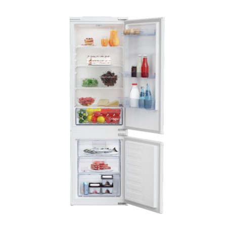 Beko BCSA285K4SN1 frigorifero con congelatore Da incasso 271 L E Bianco (7519020066)