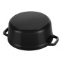 Staub Cocotte - Einzelpfanne - Schwarz - Eisenguss - 4,6 l - 1 Stück(e) - 26 cm (40509-310-0)