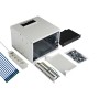 EFB Elektronik 10" Wandgehäuse 4HE Tiefe 300mm 1-teilig RAL7035 (WGB-1004GR.30-SET1)