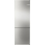 Bosch Serie 4 KGN492IAF , Frigorifero combinato da libera installazione, 203 x 70 cm, Acciaio spazzolato anti-impronta Classe A