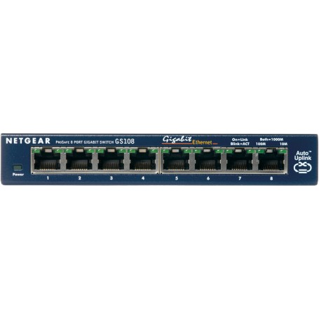 Netgear ProSafe 8-Port Gigabit Desktop Switch Non gestito (GS108GE)