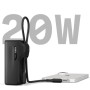 BATTERY BANK USB-C 5K CABLE BLACK (CY5356PBCHE)