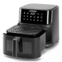 Heiluftfritteuse CRISPLITE VISION (schwarz/silber, 2.000 Watt, Korb 8 Liter, mit Sichtfenster) (0C12500004)