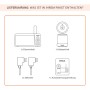 Gigaset Baby 500 Video cream white/bronze (S30853-H1227-B101)