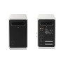 QR65 Aktiver Design-Monitorlautsprecher RGB (wei, Bluetooth 5.3, USB-A, Cinch) (QR65 WT)