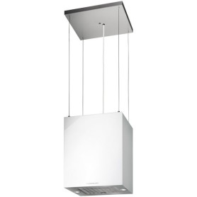 Küppersbusch DI 3800.0 W , cappa aspirante a isola, bianco/acciaio inox, 35 cm