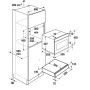 Küppersbusch CSZ 6800.0 W2 , cassetto portaoggetti da 14 cm, frontale bianco/nero cromato
