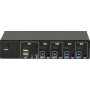 Inter-Tech AS-41HUS switch per keyboard-video-mouse (kvm) Nero (88887411)