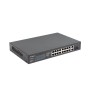 Lanberg RSFE-16P-2C-250 switch di rete Non gestito Gigabit Ethernet (10/100/1000) Supporto Power over Ethernet (PoE) 1U Nero