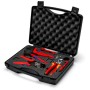 Werkzeugkoffer Photovoltaik, fr Solar-Steckverbinder MC4 (schwarz, 7-teiliges Sortiment, fr Kabel bis 10mm) (97 91 04 V02)