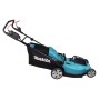 Makita DLM480PT2 - Rasenmäher - schnurlos 2 Akkus, Ladegerät enthalten - 3100 1/min - 48cm - 26,8 kg (DLM480PT2)