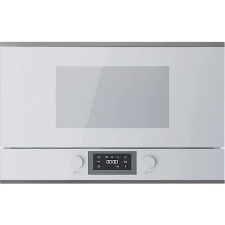 Küppersbusch MR 6330.0 W3 , forno a microonde, 38 cm, cerniera a destra, bianco/argento cromato
