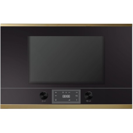 Küppersbusch MR 6330.0 S4 , forno a microonde, 38 cm, cerniera a destra, oro