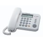 Panasonic KX-TS580EX1 Identificatore di chiamata Bianco (KX-TS580EX1W)