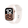Watch Series 10 (rosgold, Aluminium, 42 mm, Sportarmband blassrosa S/M) (MWWH3QF/A)