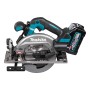 MAKITA HS012GD201 - Akku-Handkreissäge (40V XGT | bürstenloser Motor | Sägeblatt 165 mm | LED-Licht | incl. 2x 2,5 Ah Akku, S